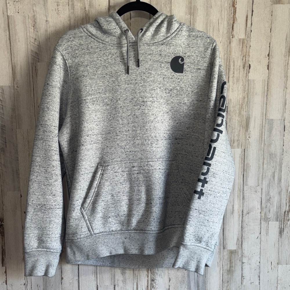 Carhartt‎ Heather Gray Hoodie Size 12/14